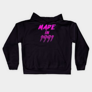 Made In 1991  - Retro Typography Birthday Gift Kids Hoodie
